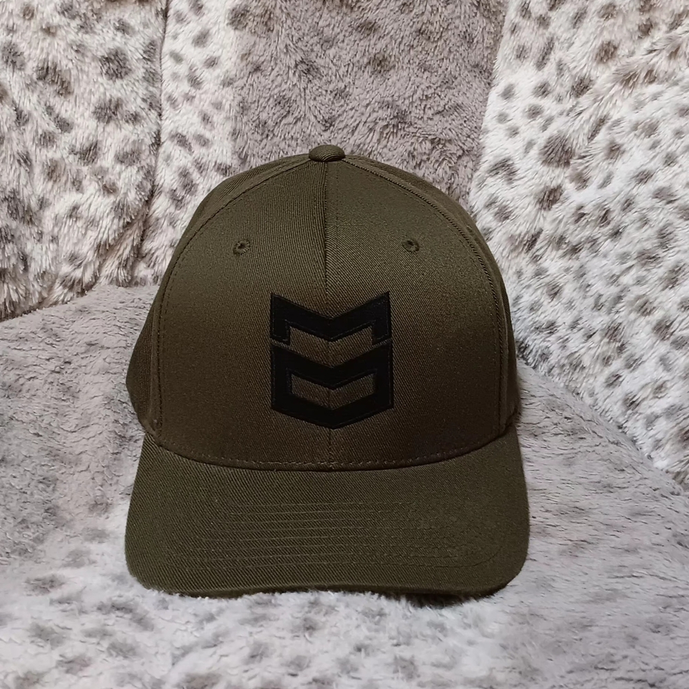 Mtn Ops Green Cap with Black Logo